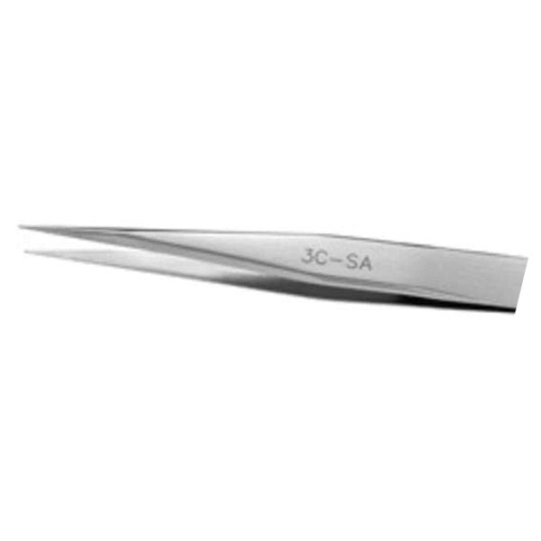 Economy Precision Tweezers, 110mm Straight, Very Fine Pointed Tip