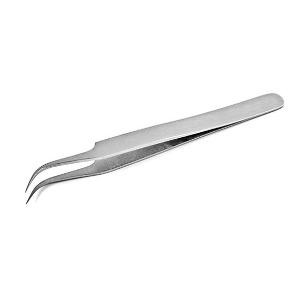 Economy Precision Tweezers, 115mm Curved, Pointed Tip