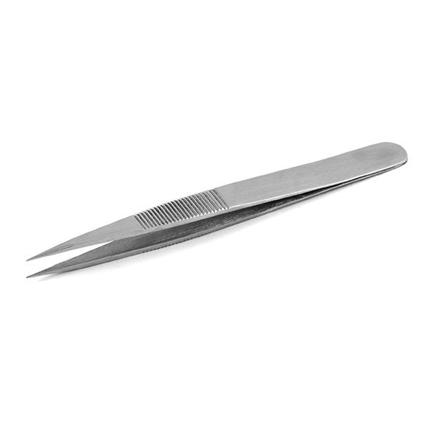 Economy Precision Tweezers, 120mm Straight Pointed Tip