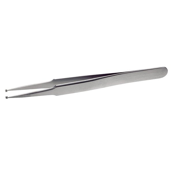 Economy SMD Tweezers, 120mm, Grooved Tip