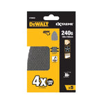 Dewalt Extreme Abrasive Mesh Delta 240 Grit 5 Pack