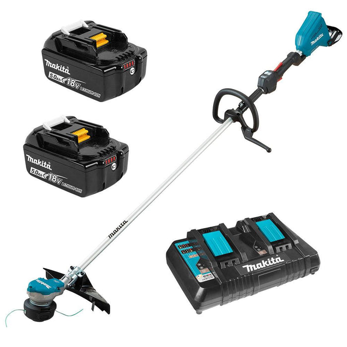 Makita 18Vx2 Brushless Loop Handle Line Trimmer Kit 5.0Ah
