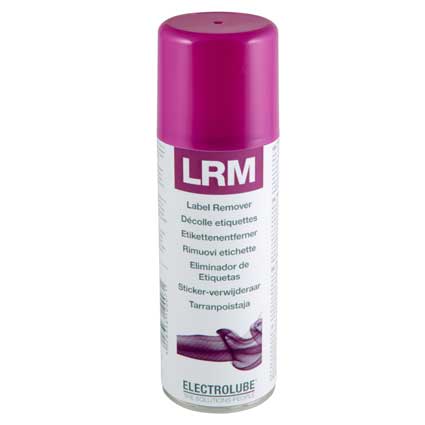 Electrolube Label Remover Aerosol with Brush 200ml