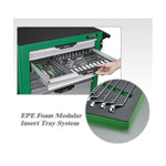 Toptul 37 Pce Combination, Double Open End & Double Ring Spanner Set (Modular Insert Tray System)
