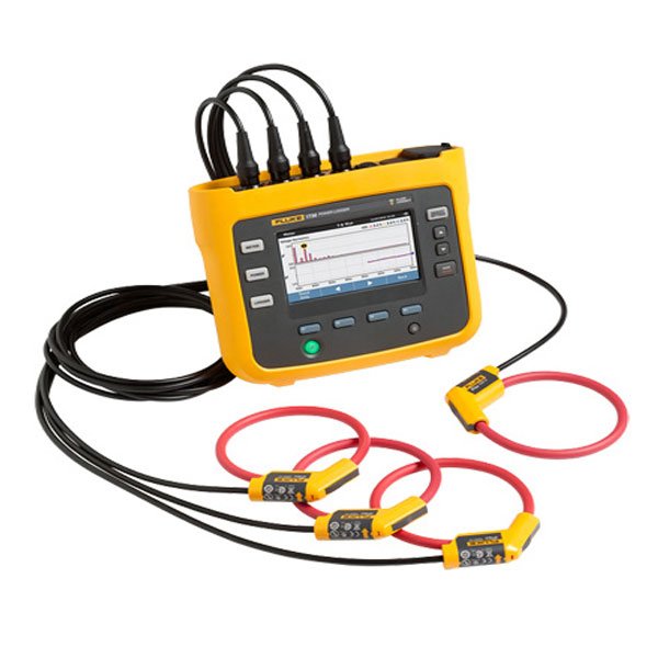 Fluke 1738/EUS Three-Phase Advanced Power Quality Logger, International Version