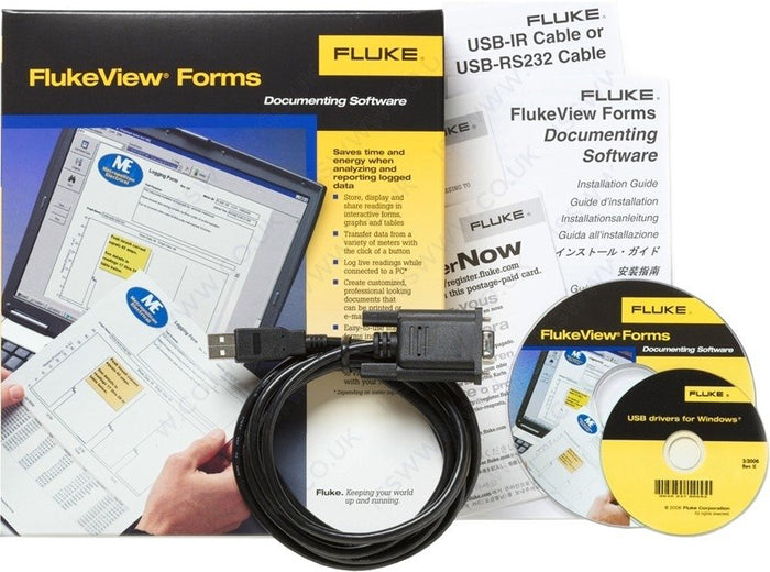 Flukeview Forms W/Cable For 8845/8846