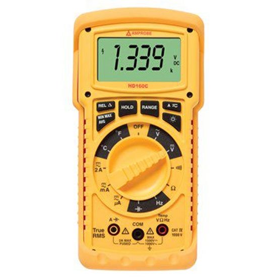 Amprobe HD160C IP67 Heavy Duty True-rms Multimeter with Temperature