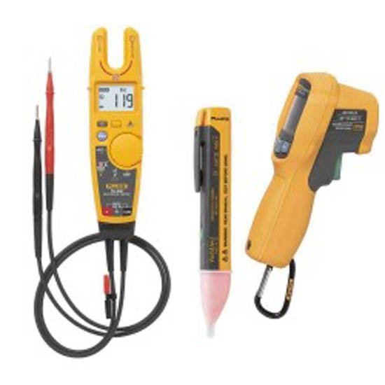 Fluke T6-600/62MAX+/1AC Thermometer, Electrical Tester and Voltage Detector Kit