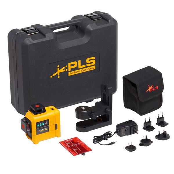Fluke PLS 3X60R Three-Plane Red Laser Level Kit