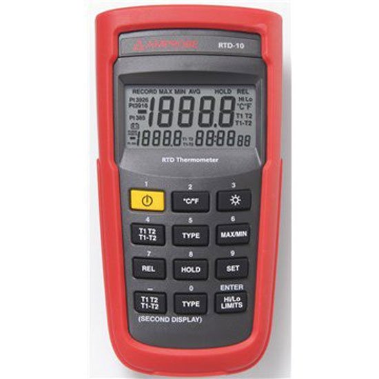 Amprobe RTD-10 Dual Input Digital RTD Thermometer