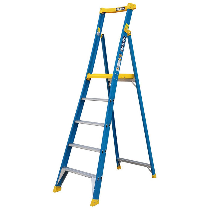 Bailey Pro Fibreglass 5 Step PFS Platform Ladder
