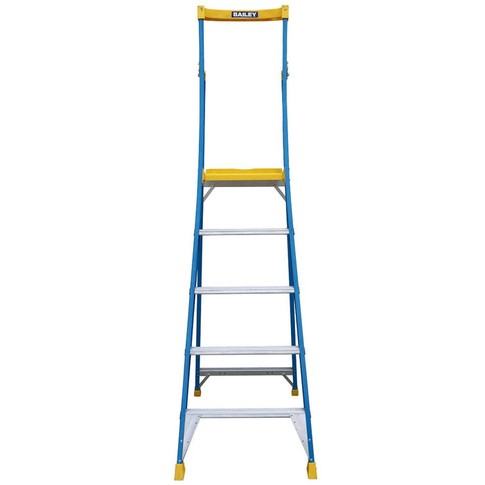 Bailey Pro Fibreglass 5 Step PFS Platform Ladder