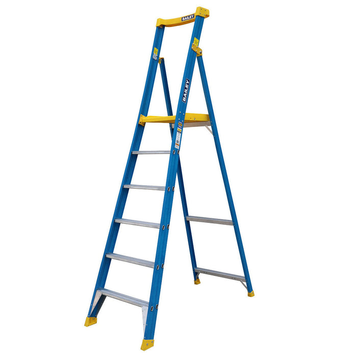 Bailey Pro Fibreglass 6 Step PFS Platform Ladder