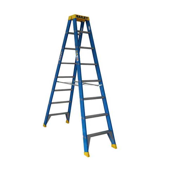 Bailey Fibreglass 8 Step Pro Double Sided Ladder