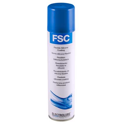 Electrolube Flexible Silicone Coating 400ml Aerosol