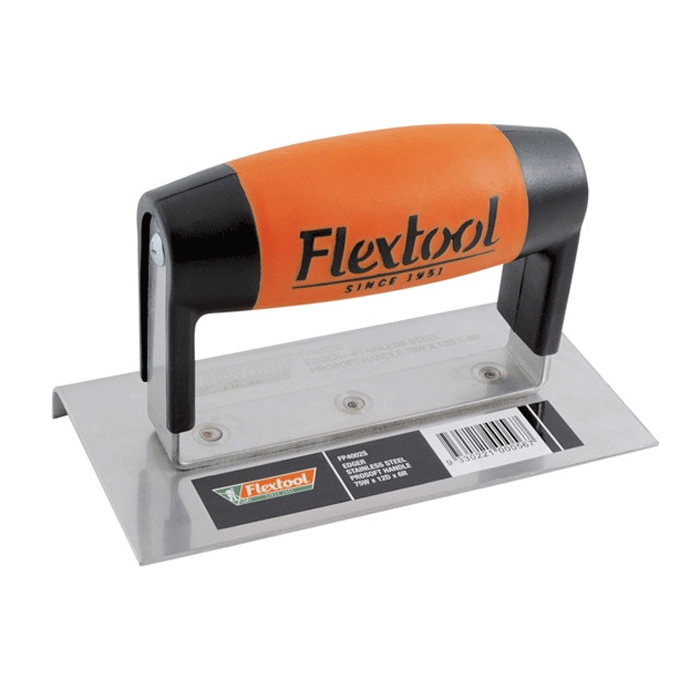 Flextool Concrete Edger - Bull Nose ProSoft Handle 112W x 175L x 12R x 22D