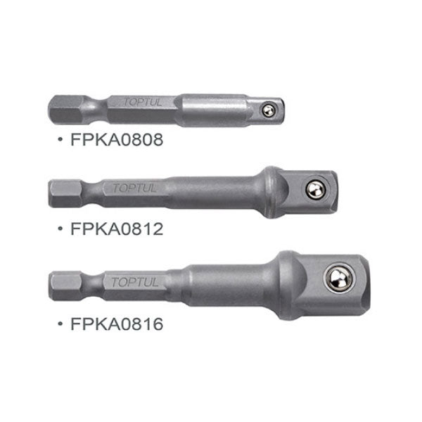 Toptul 3 Pce Power Socket Adapter Set