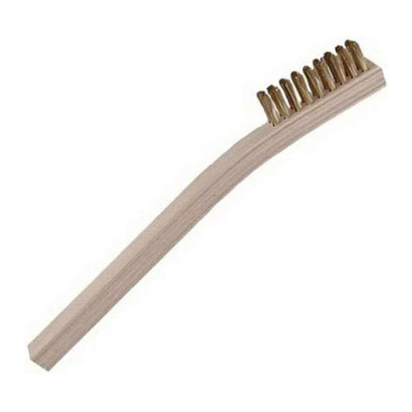 Gordon Brush 3 x 7 Row Brass Bristle Scratch Brush 30B