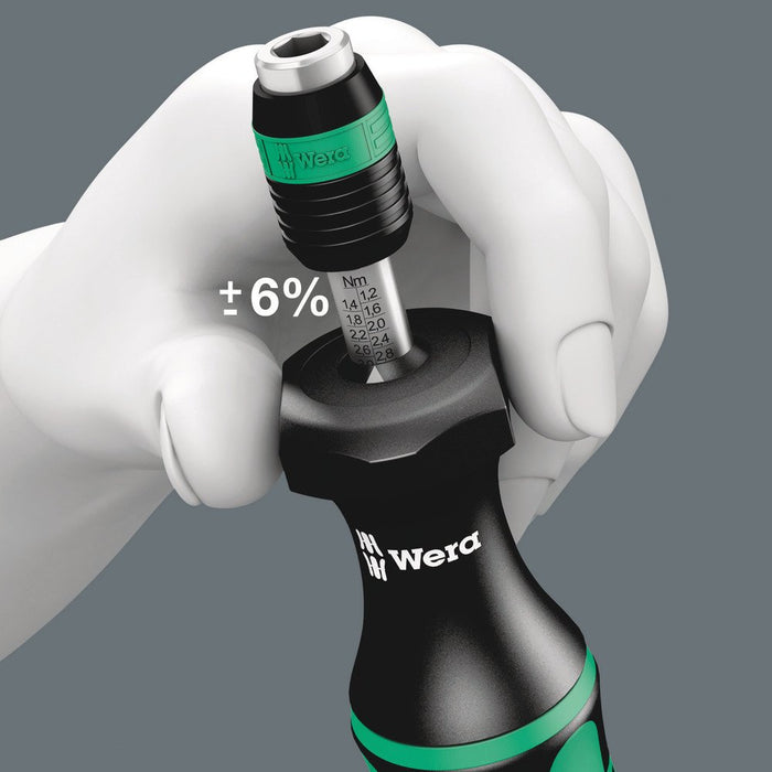 Wera 7445/46/47 Kraftform Torque Screwdriver Set 2.5-55.0 In.LBs. 27 Pce 350451