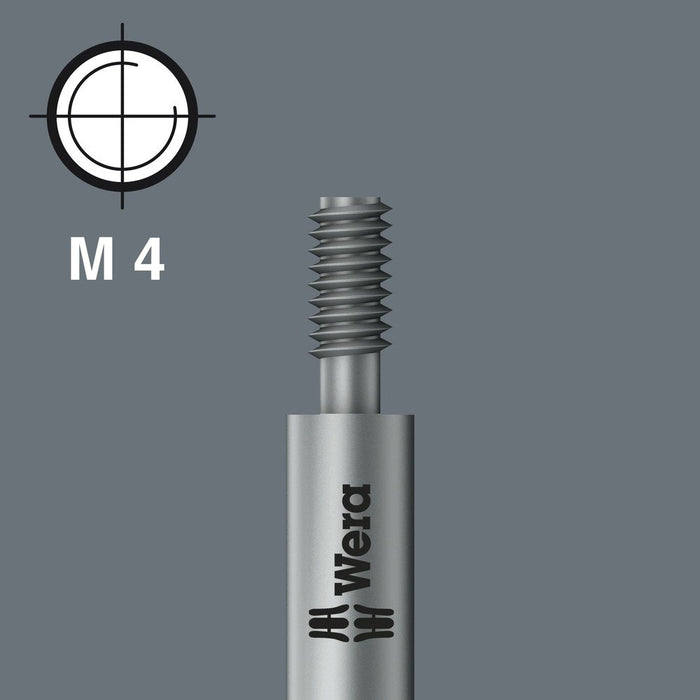 Wera 851/11 Phillips M4 Threaded Bit PH 2x33mm 065081