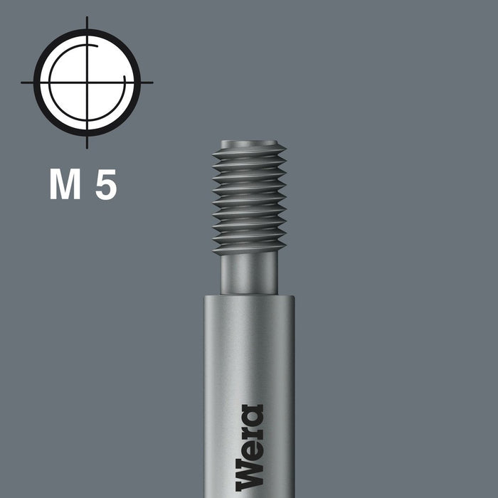 Wera 855/12 Pozi M5 Threaded Bit PZ 2x44.5mm 065129