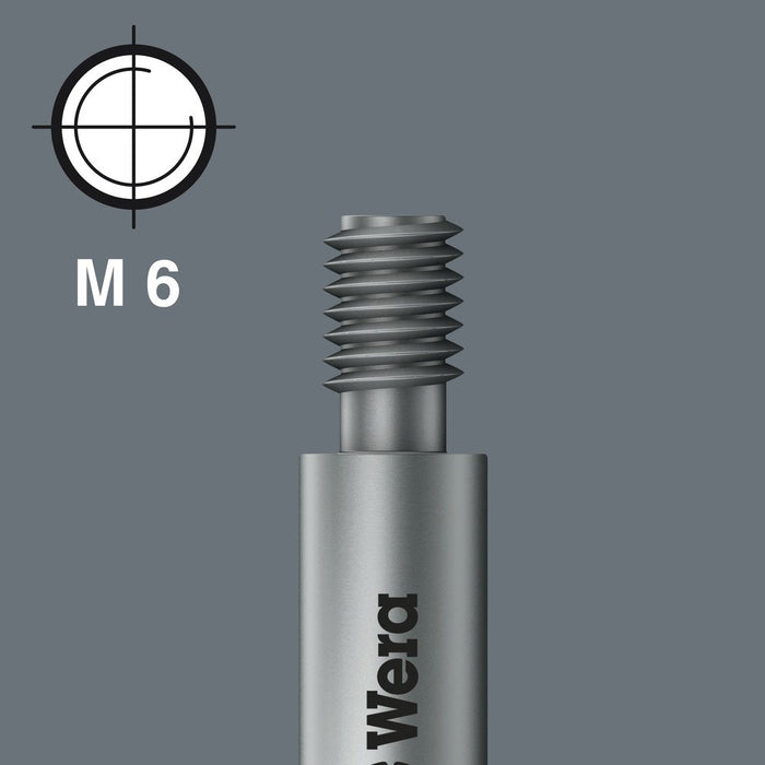 Wera 867/15 TorxÂ® M6 Threaded Bit TX 25x45mm 064175