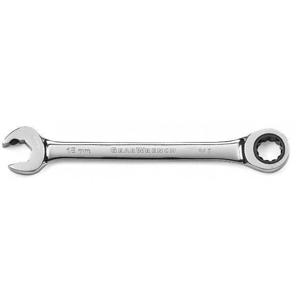 GearWrench 17mm 12 Point Open End Ratcheting Combination Wrench