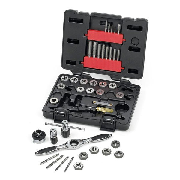 GearWrench Tap & Die Set Medium Ratcheting SAE 40Pc
