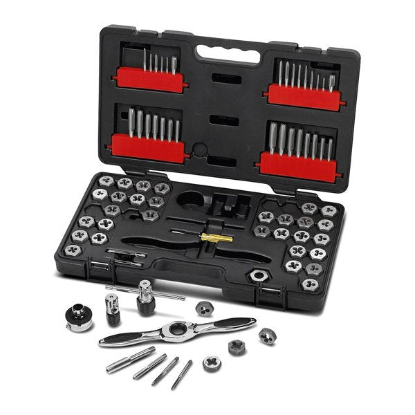 GearWrench 75pce Tap & Die Set Ratcheting MET/SAE 