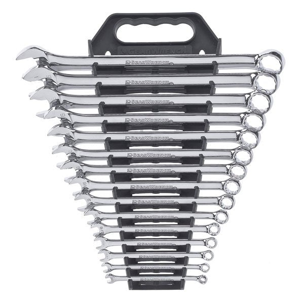 GearWrench 12pt Long Pattern Combination SAE Wrench Set 15 Pce
