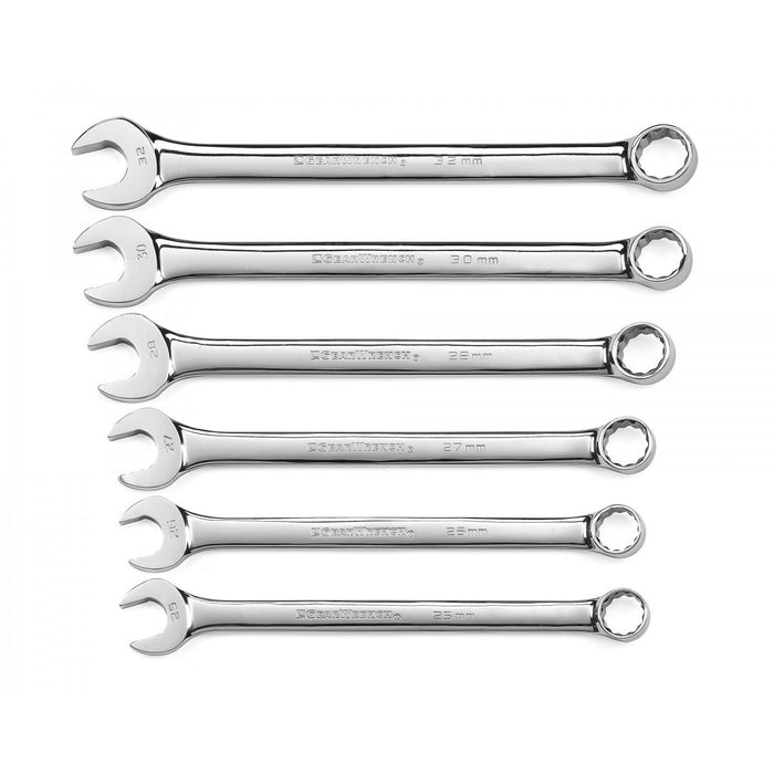 Gearwrench 6 Pc. 12 Point Large Combination Spanner Set - Metric