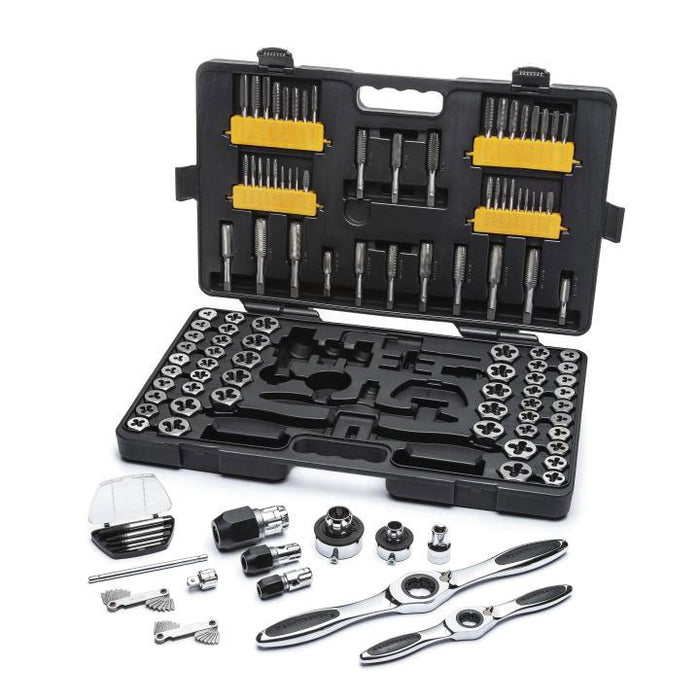 Gearwrench 114 Pc. SAE/Metric Ratcheting Tap and Die Set