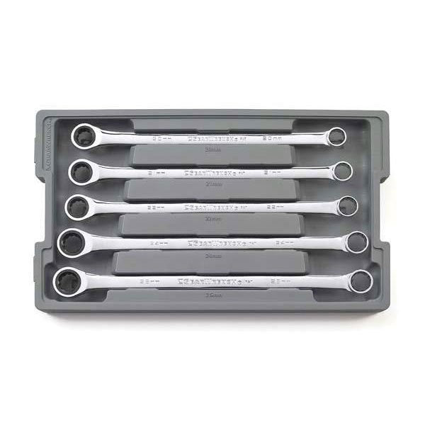 GearWrench 12pt XL Gearbox™ Double Box Ratcheting Metric Wrench Add-On Set 5 Pce