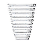 GearWrench 120XP™ Universal Spline XL Flex Head Ratcheting Combination Metric Wrench Set 12 Pce