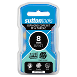 Sutton H116 Diamond Core Bit 8mm x M14 Thread Cut Depth 35mm