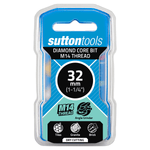 Sutton H116 Diamond Core Bit 32mm x M14 Thread Cut Depth 35mm