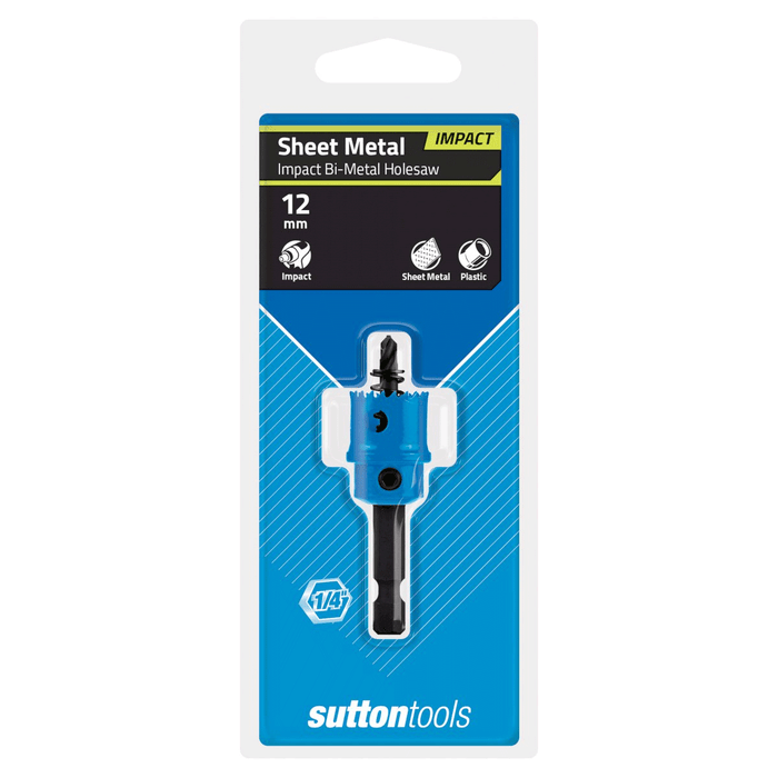 Sutton H119 12mm Impact Bi-Metal Holesaw 1/4