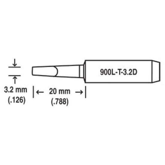 Hakko Large Tip Shape 3.2D