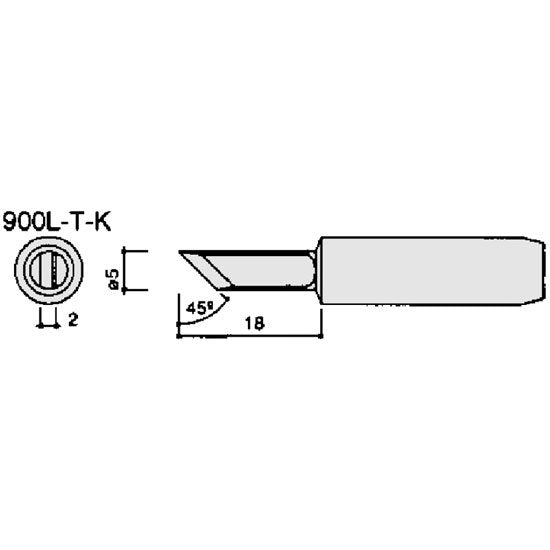 Hakko Large Tip Shape K