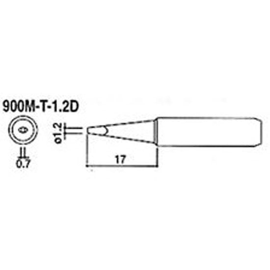 Hakko Medium Tip Shape 1.2D