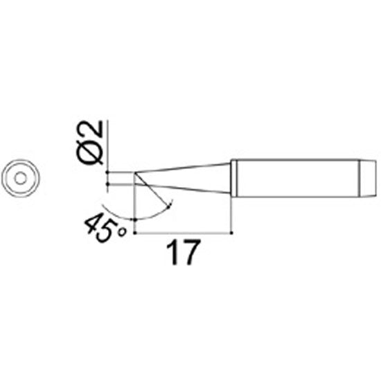 Hakko Soldering Tip Shape-2BC(Z)