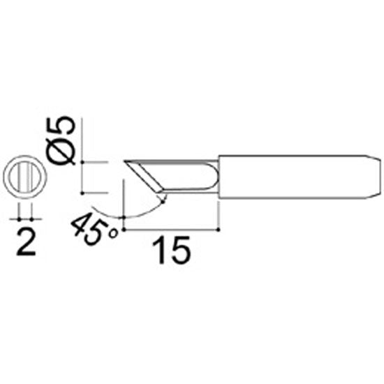 Hakko Medium Tip Shape K