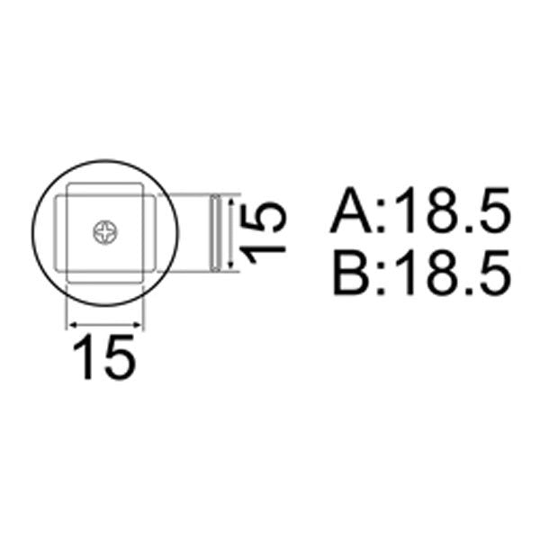 Hakko Hot Air Nozzle PLCC 17.5x17.5mm