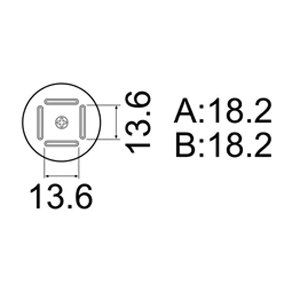 Hakko Hot Air Nozzle BQFP 17x17mm