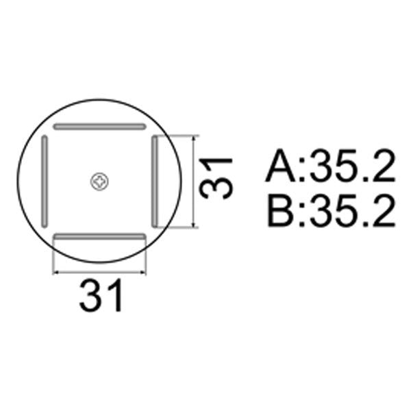 Hakko Hot Air Nozzle QFP 35x35mm