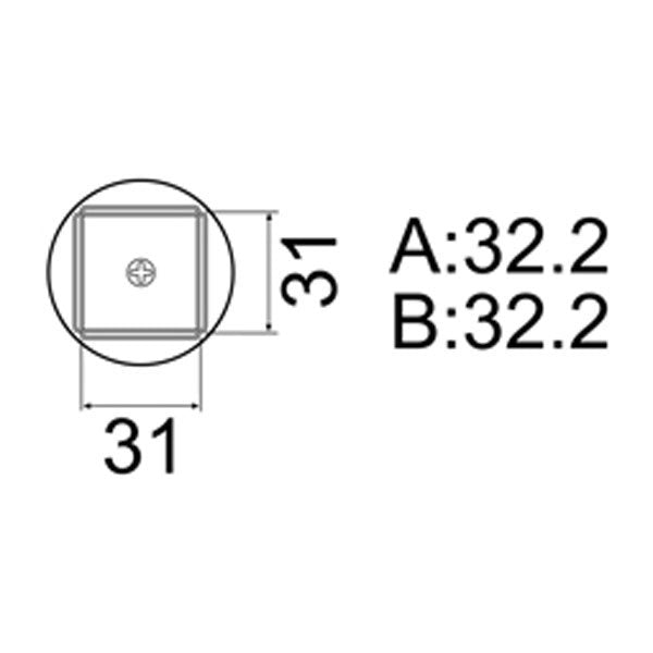 Hakko Hot Air Nozzle QFP 32x32mm