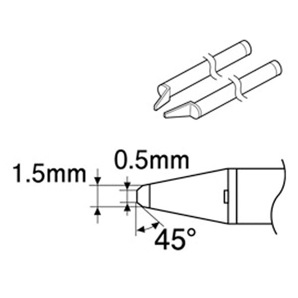 Hakko Tip/Chip 0.5C for 950. FX8804