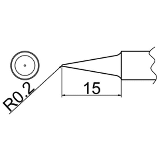 Hakko soldering tip shape BL