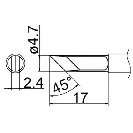 Hakko T12-KF Soldering Tip