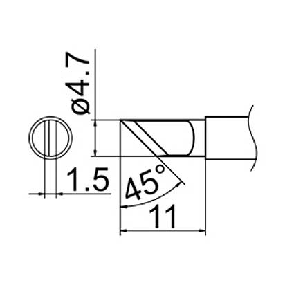 Hakko T12-KL Soldering Tip